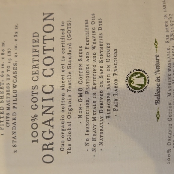 Homebound Bedding Organic Cotton Queen Sheet Set Poshmark